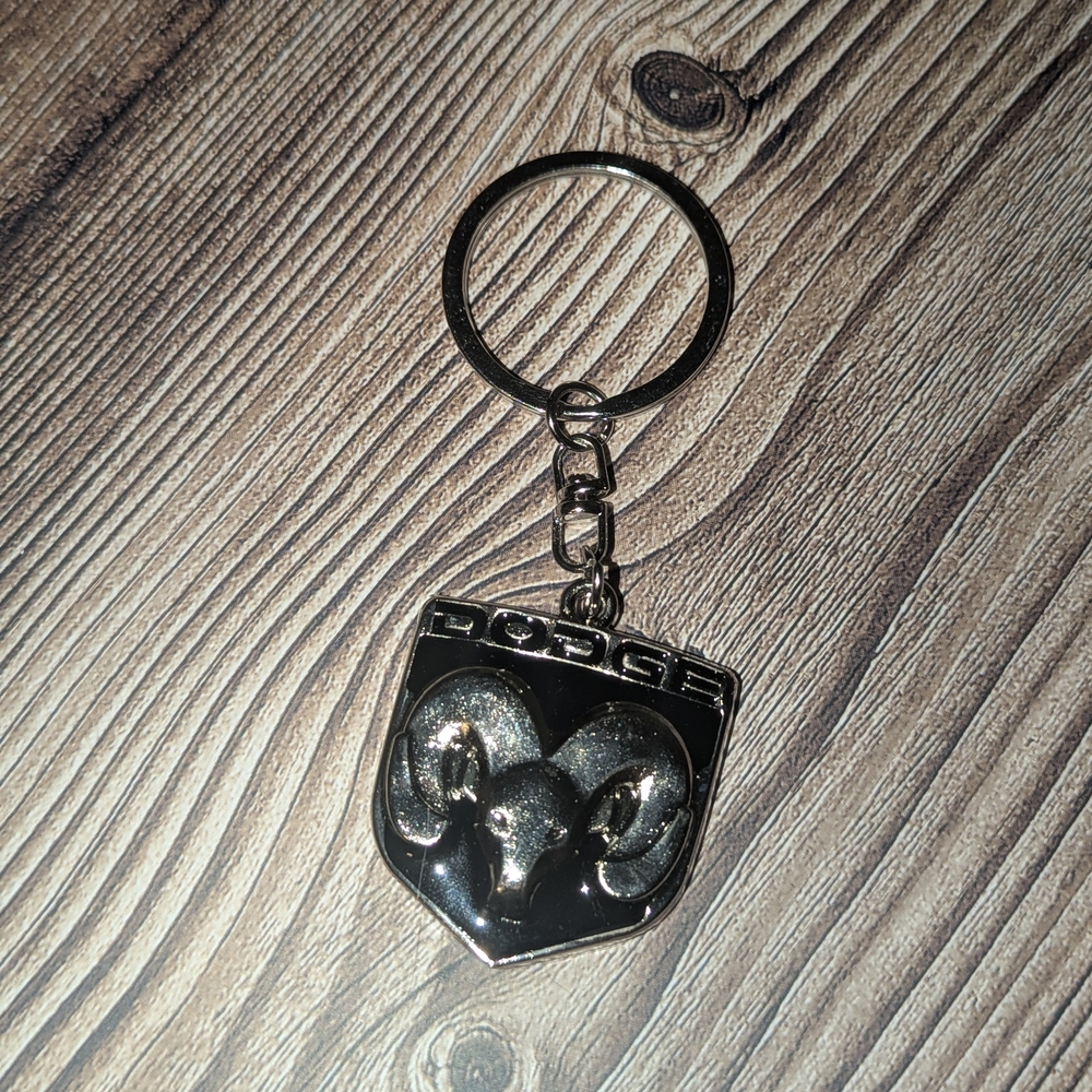 Dodge Ram Car Silver Keychain Accessory Car Brand Accessories